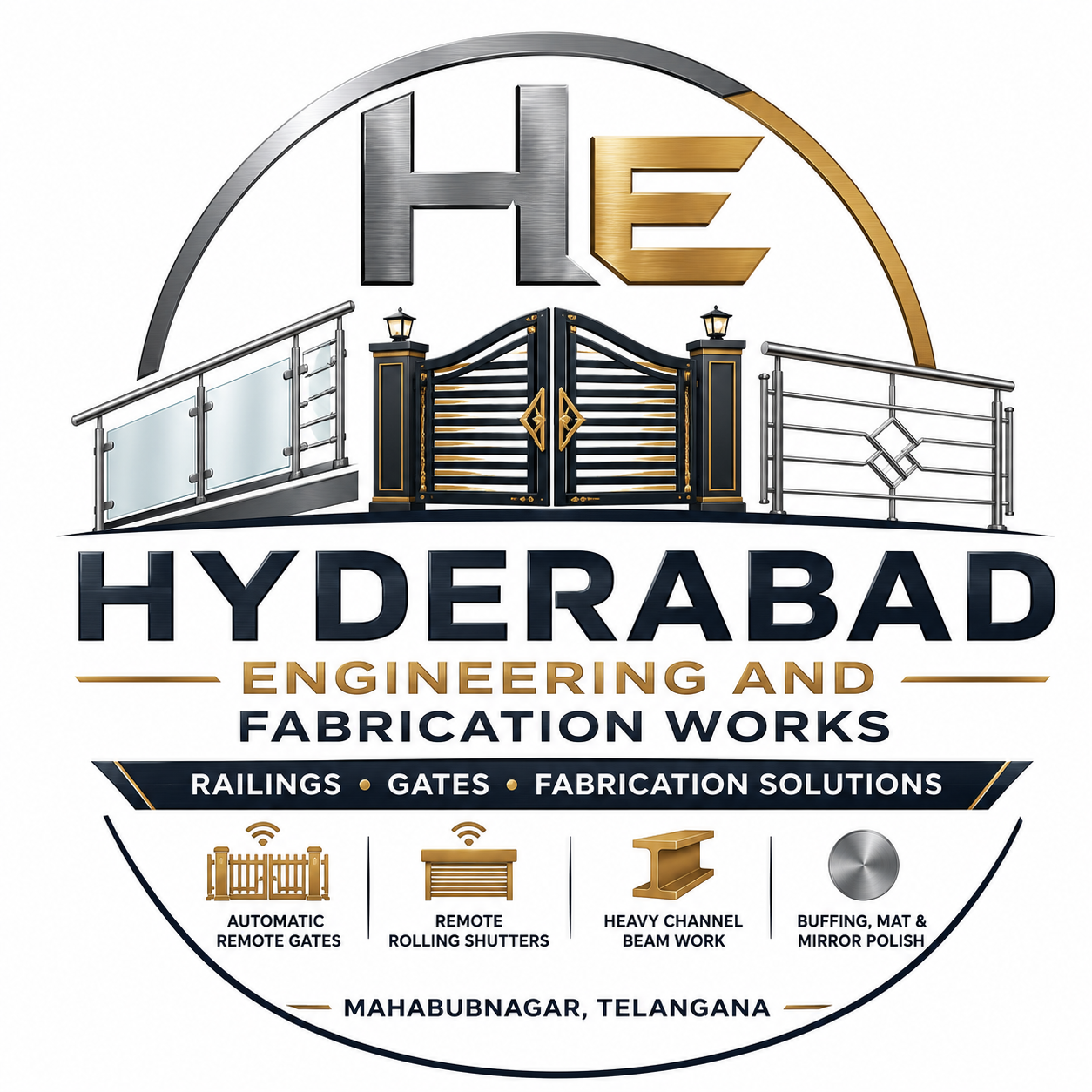 Hyderabad Engineering & Fabrication Works Logo