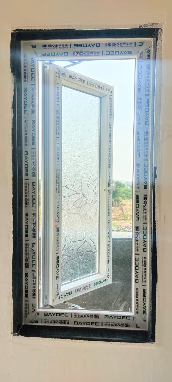 Glass storefront installation