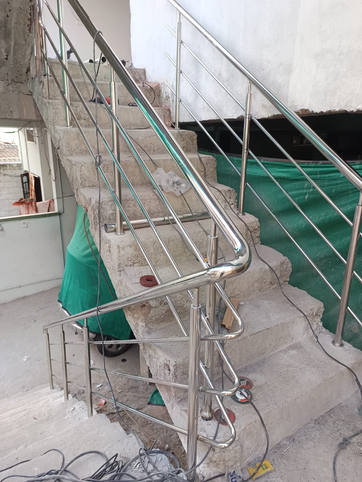 Stainless steel staircase railing Mahabubnagar
