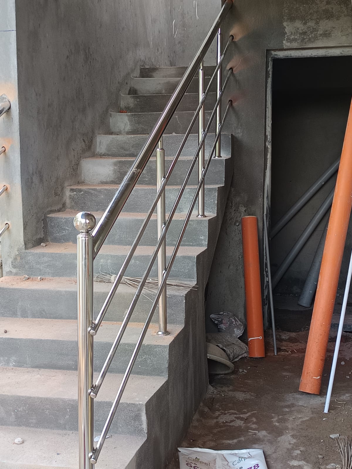 SS balcony railing installation Telangana