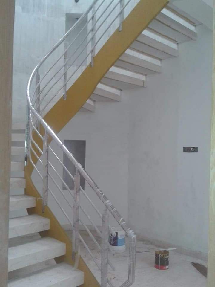 Stainless steel staircase railing Mahabubnagar