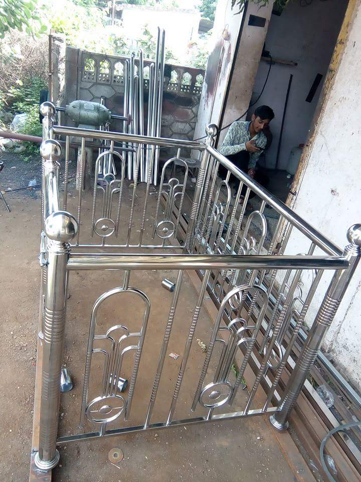 Custom driveway gate fabrication