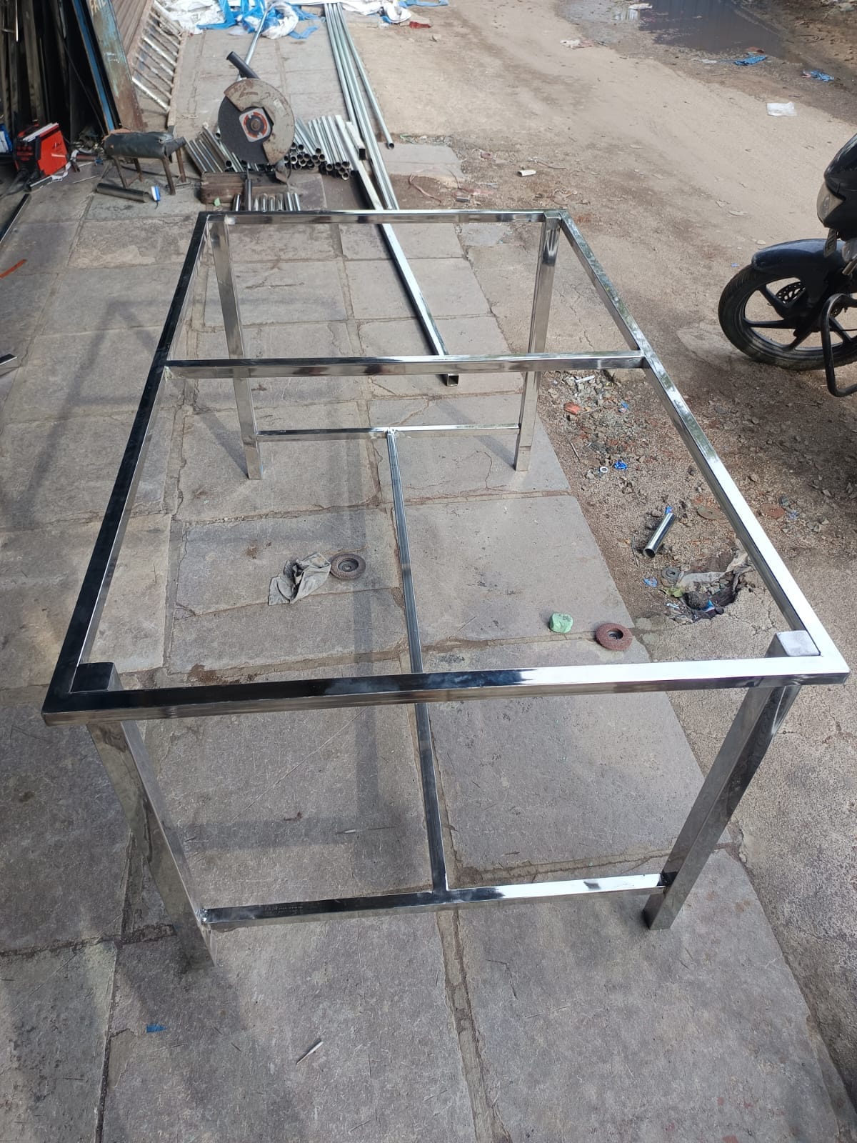 Stainless steel furniture fabrication