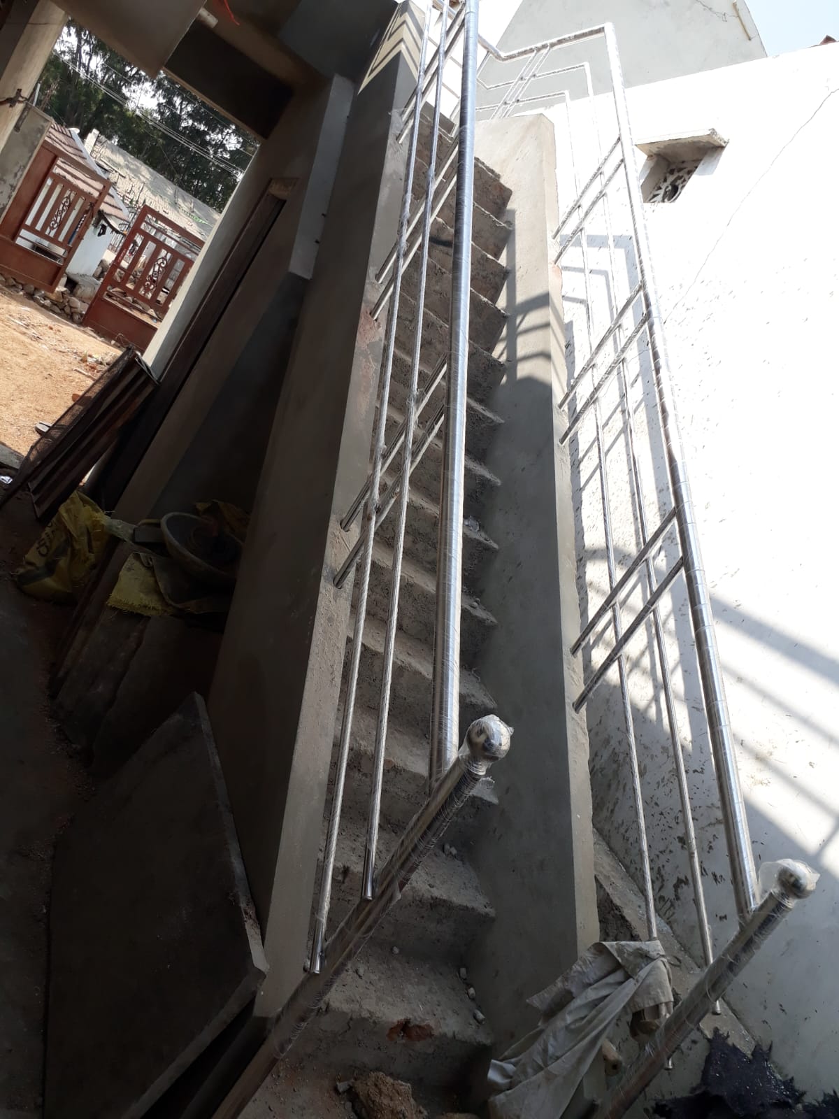 Exterior balcony railing project