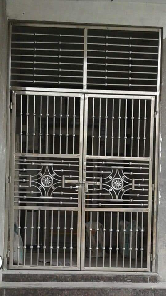 Ornate steel gate and grill work